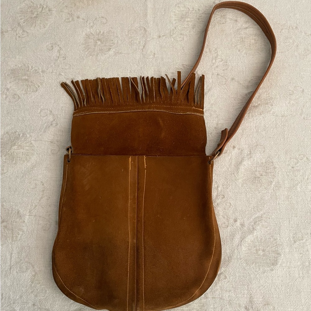 VINTAGE Boho/Western Leather Handbag - Picture 5 of 7